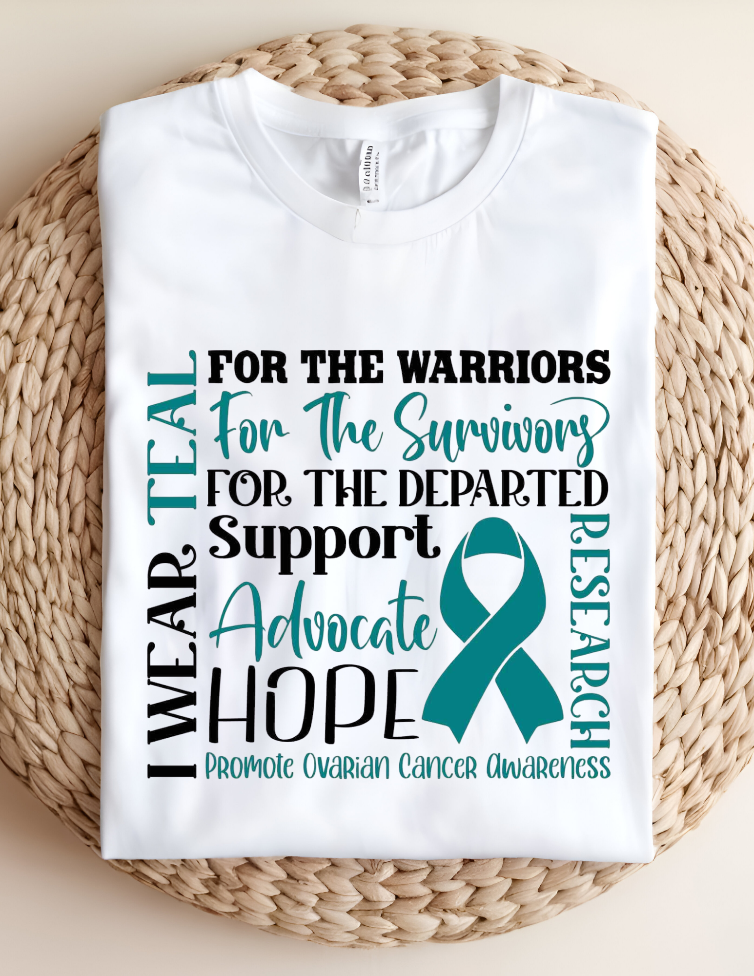 Ovarian Cancer Awareness Support Tee