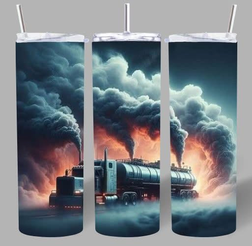 Storm Hauler Semi Truck Tumbler ⛈️🚛