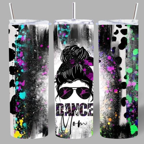 Dance MAMA 20oz Tumbler – Made for Proud Dance Moms 💃🖤