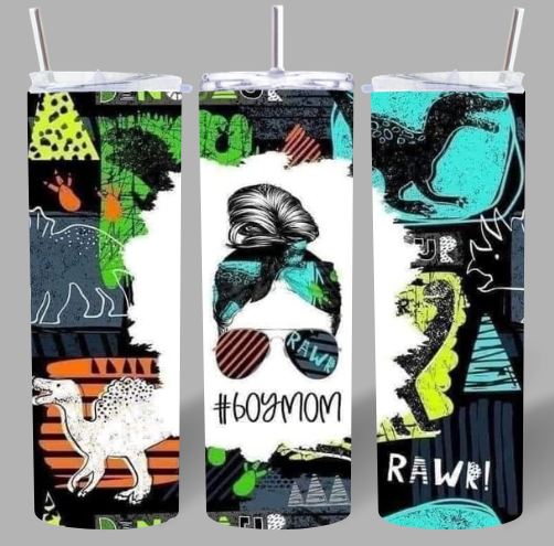 Boy MAMA 20oz Tumbler – Made for Proud Boy Moms 💙🦖