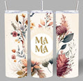 Floral “MAMA” 20oz Tumbler – Elegant & Timeless 🌸✨