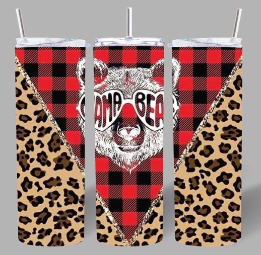 “Mama Bear” 20oz Tumbler – Strong, Stylish & Protective 🐻✨
