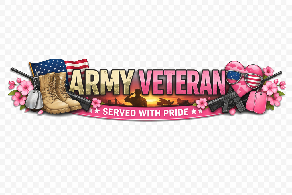 Army Veteran “Served With Pride” Decal 🇺🇸💖