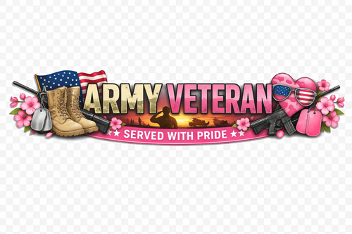 Army Veteran “Served With Pride” Decal 🇺🇸💖