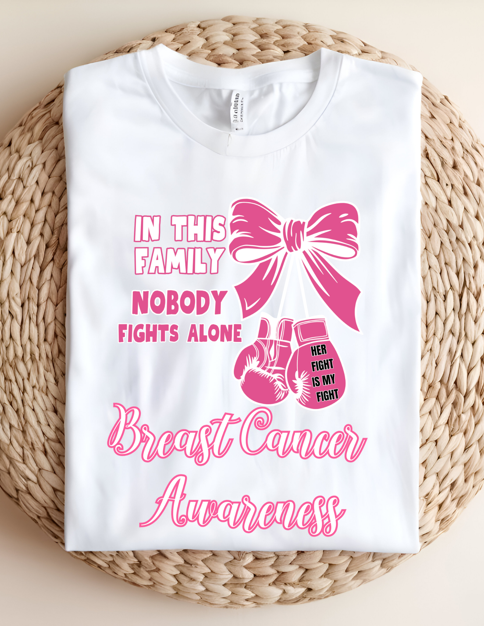Breast Cancer Awareness Tee 💗🥊