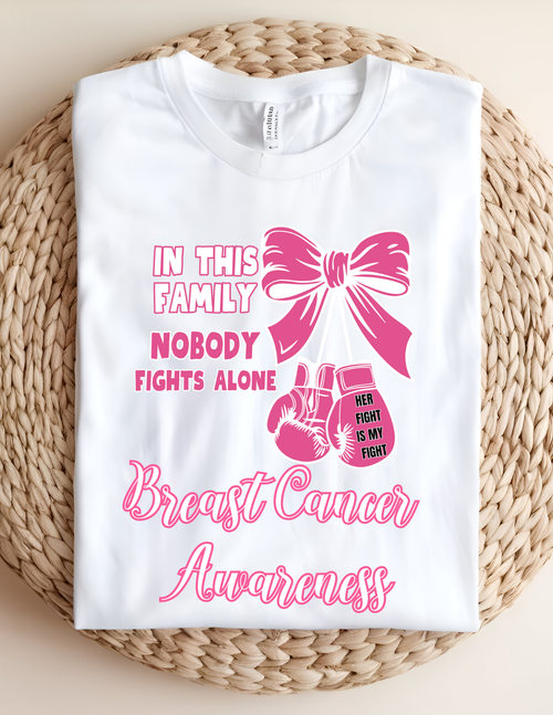 Breast Cancer Awareness Tee 💗🥊