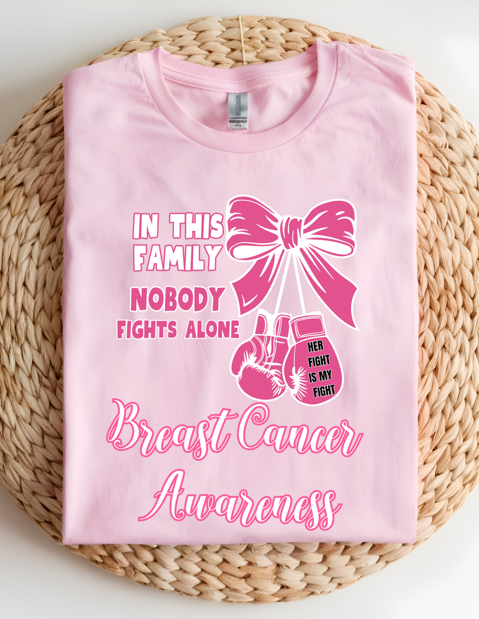 Breast Cancer Awareness Tee 💗🥊