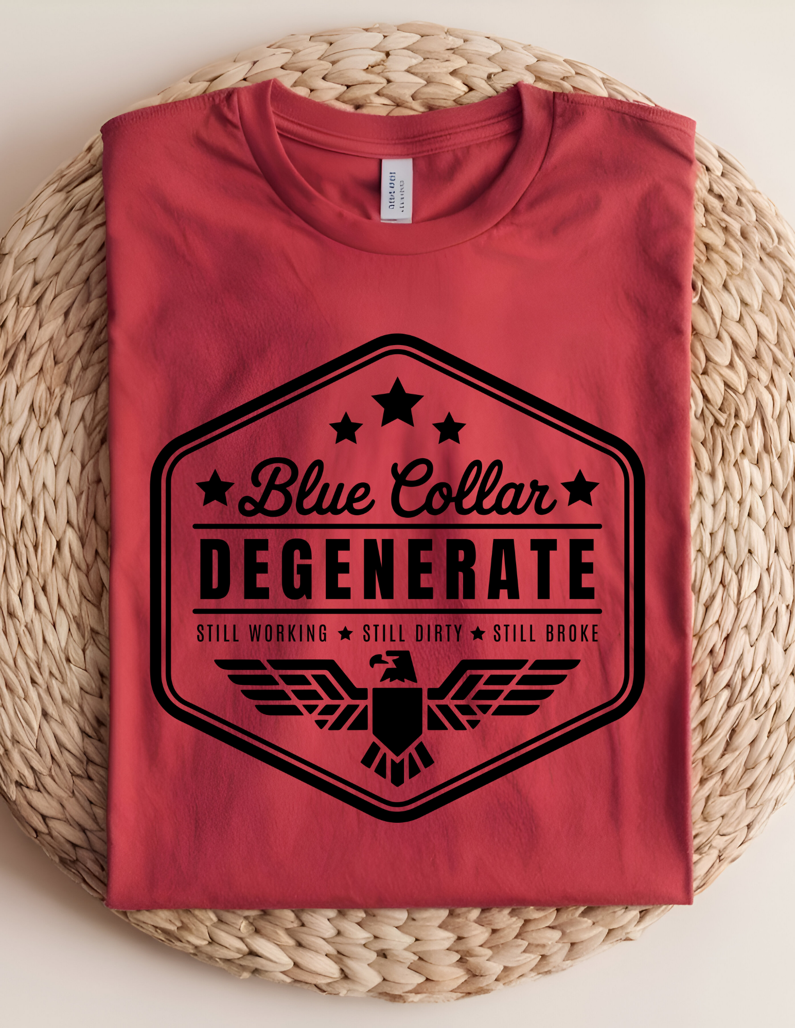 Blue Collar Degenerate Tee
