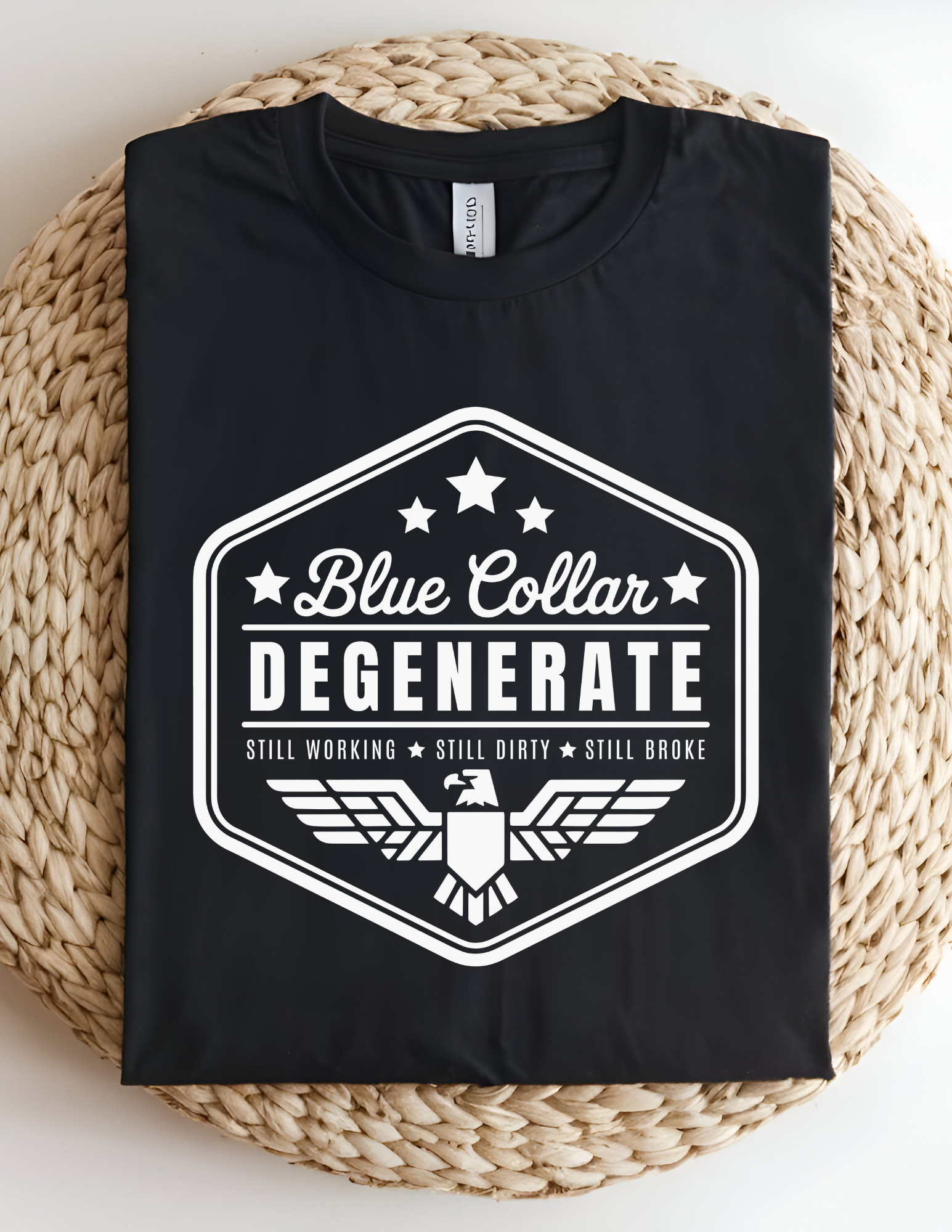 Blue Collar Degenerate Tee
