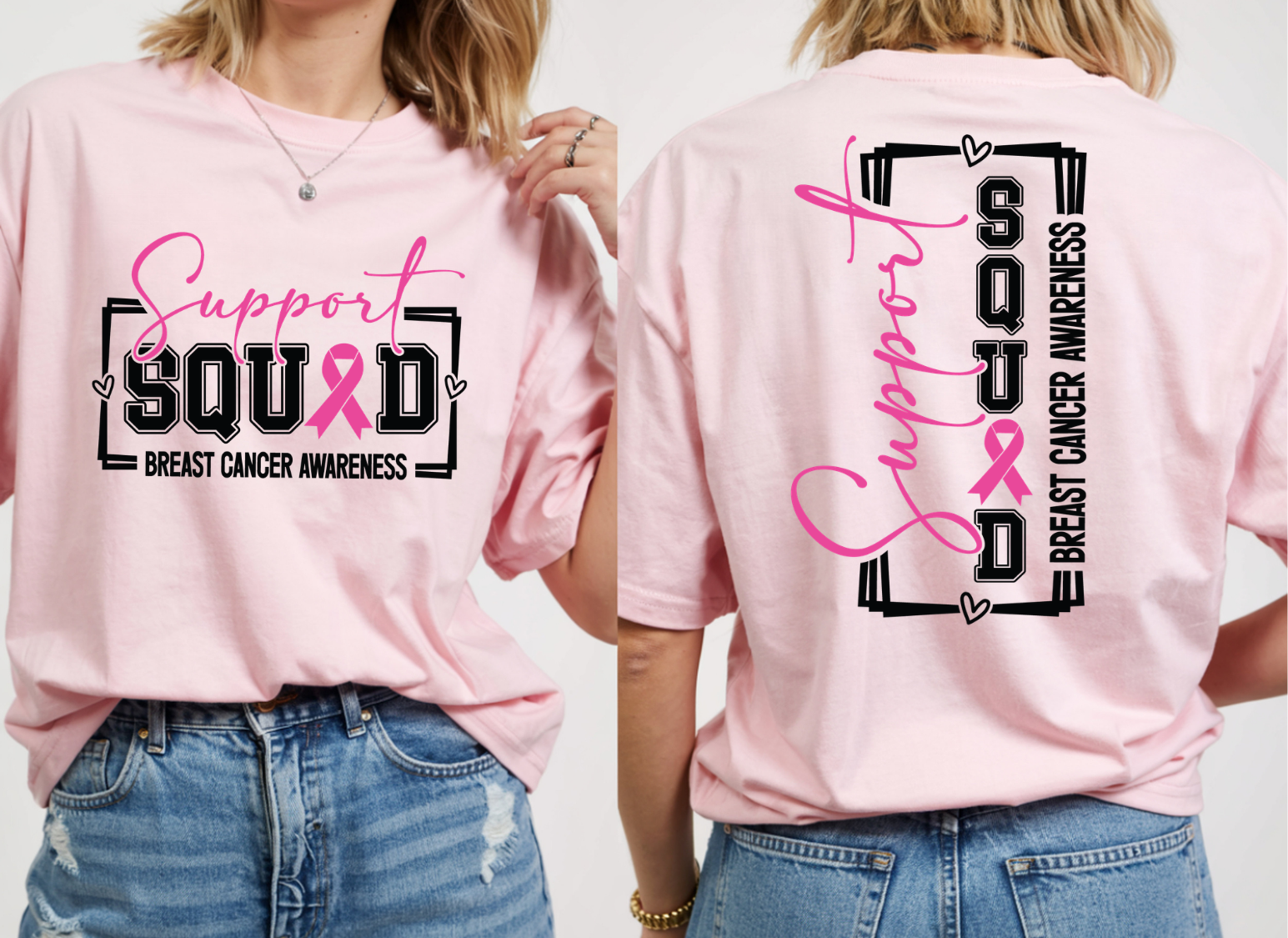 Support Squad Breast Cancer Awareness Tee