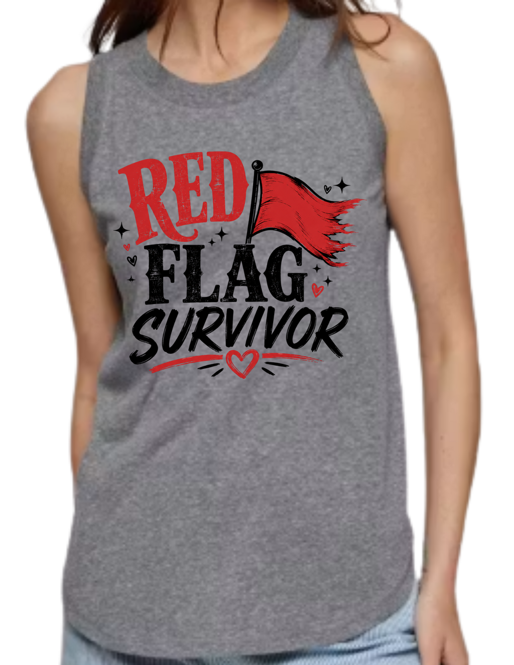 Red Flag Survivor Relaxed Fit Tank