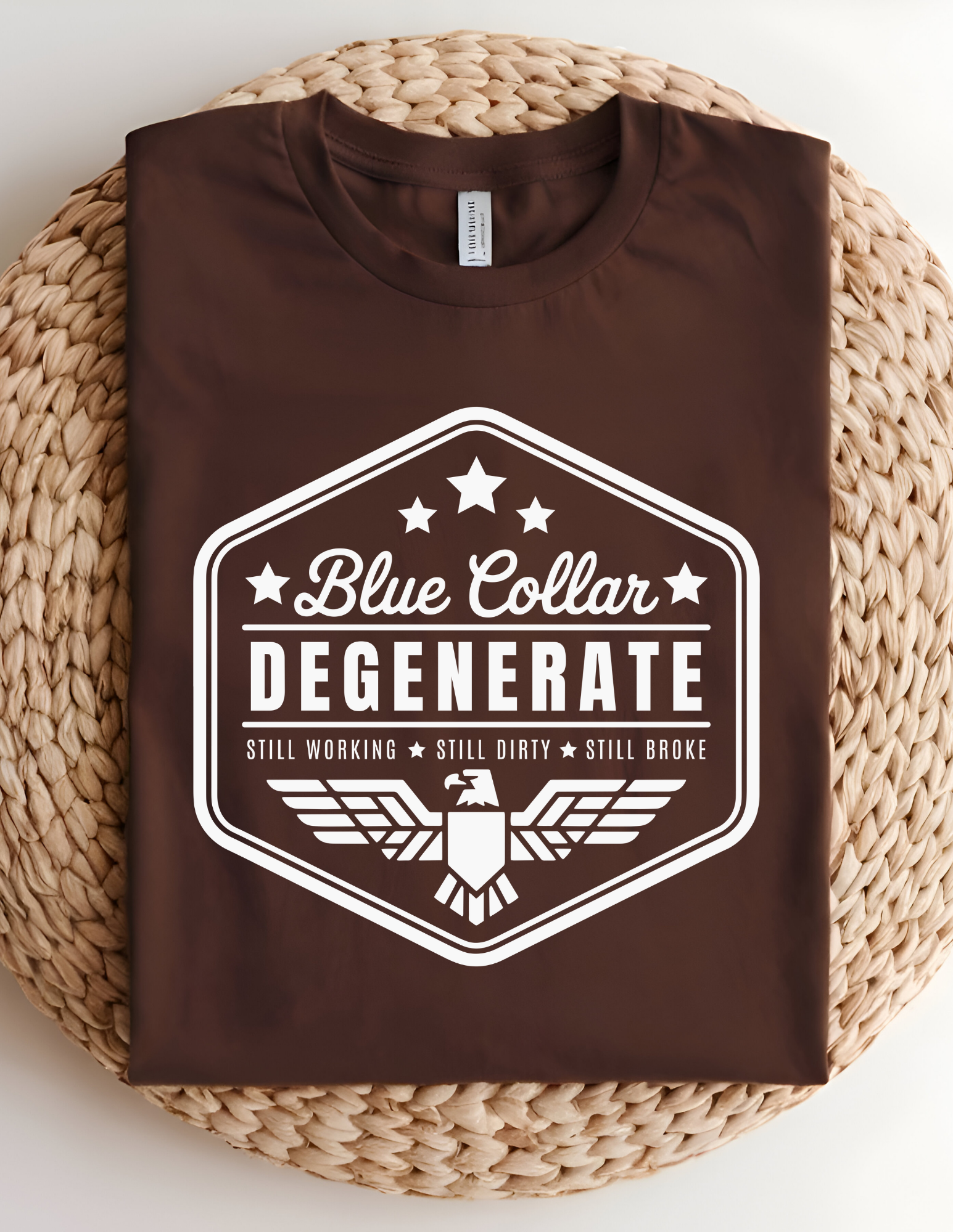 Blue Collar Degenerate Tee