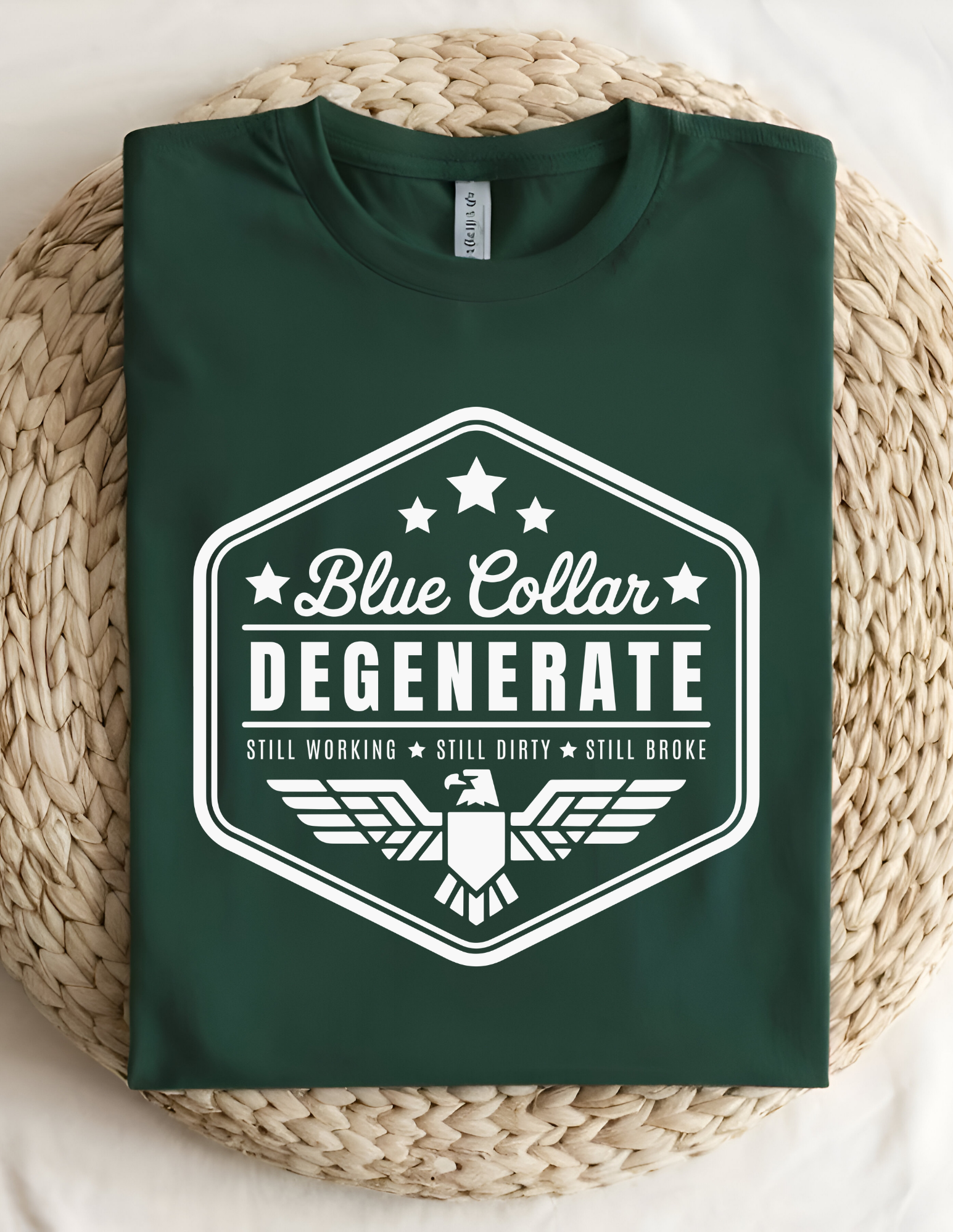 Blue Collar Degenerate Tee