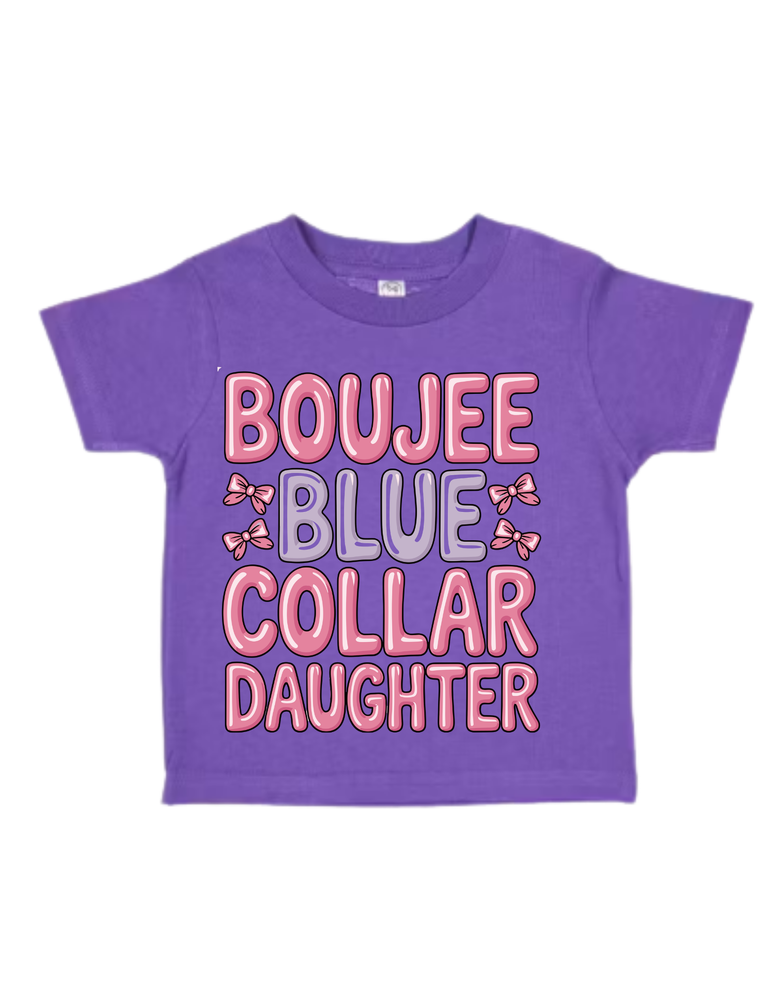 Boujee Blue Collar Daughter Toddler Tee