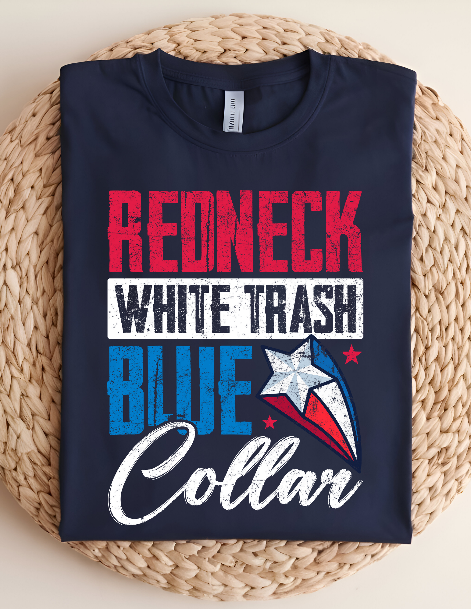 Redneck White Trash Blue Collar Tee