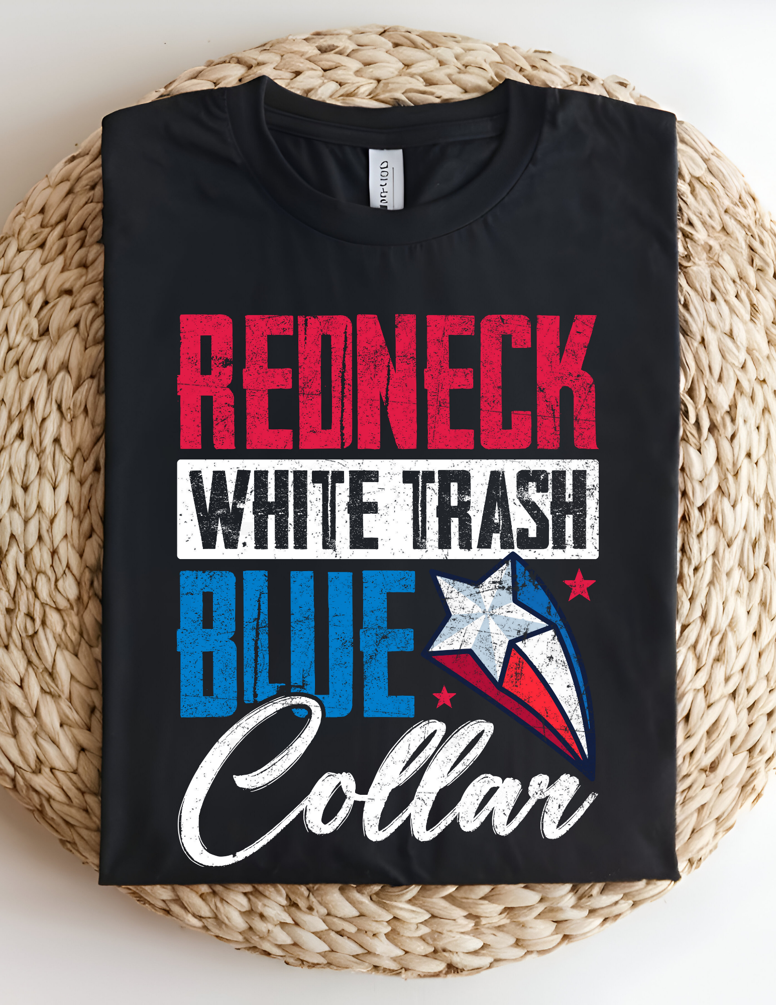 Redneck White Trash Blue Collar Tee