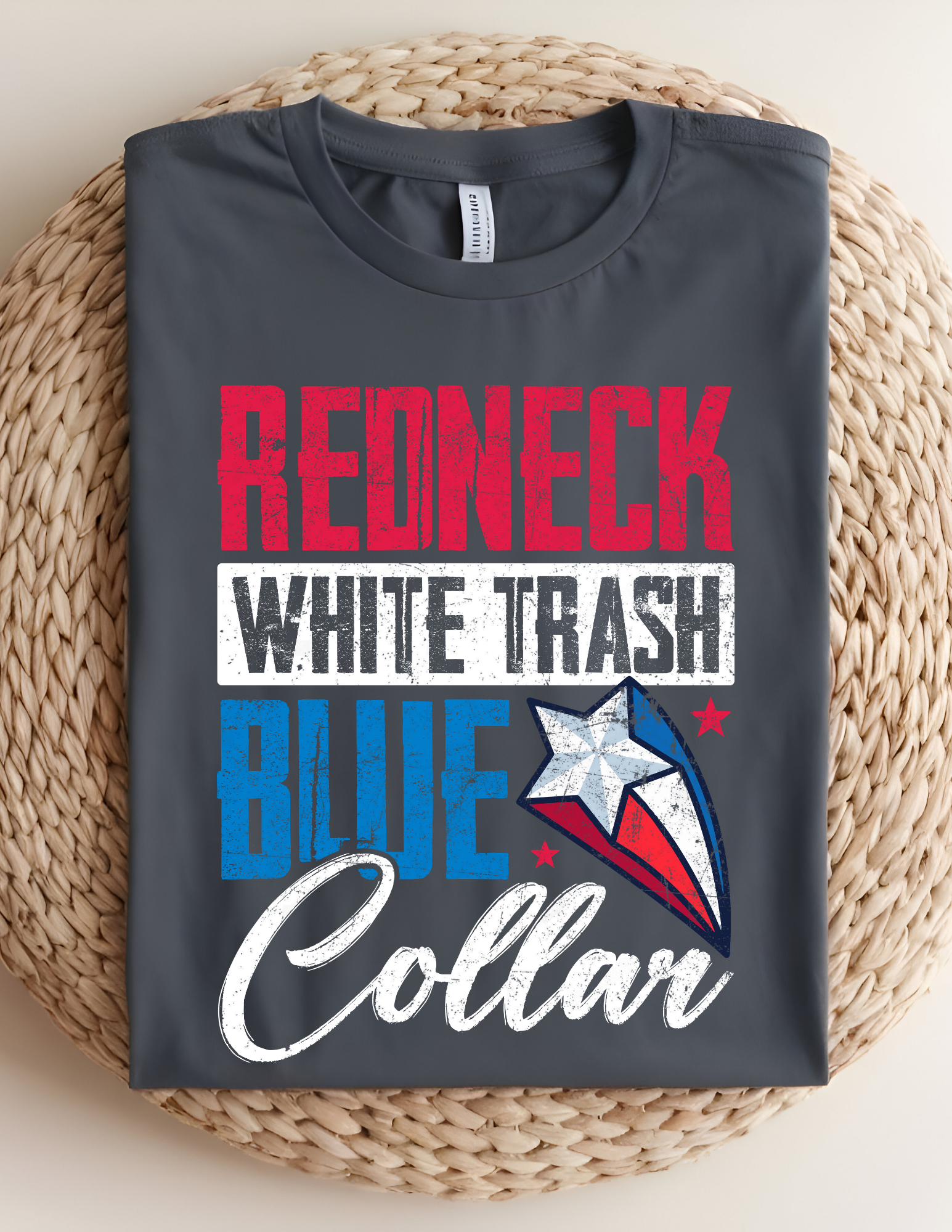 Redneck White Trash Blue Collar Tee