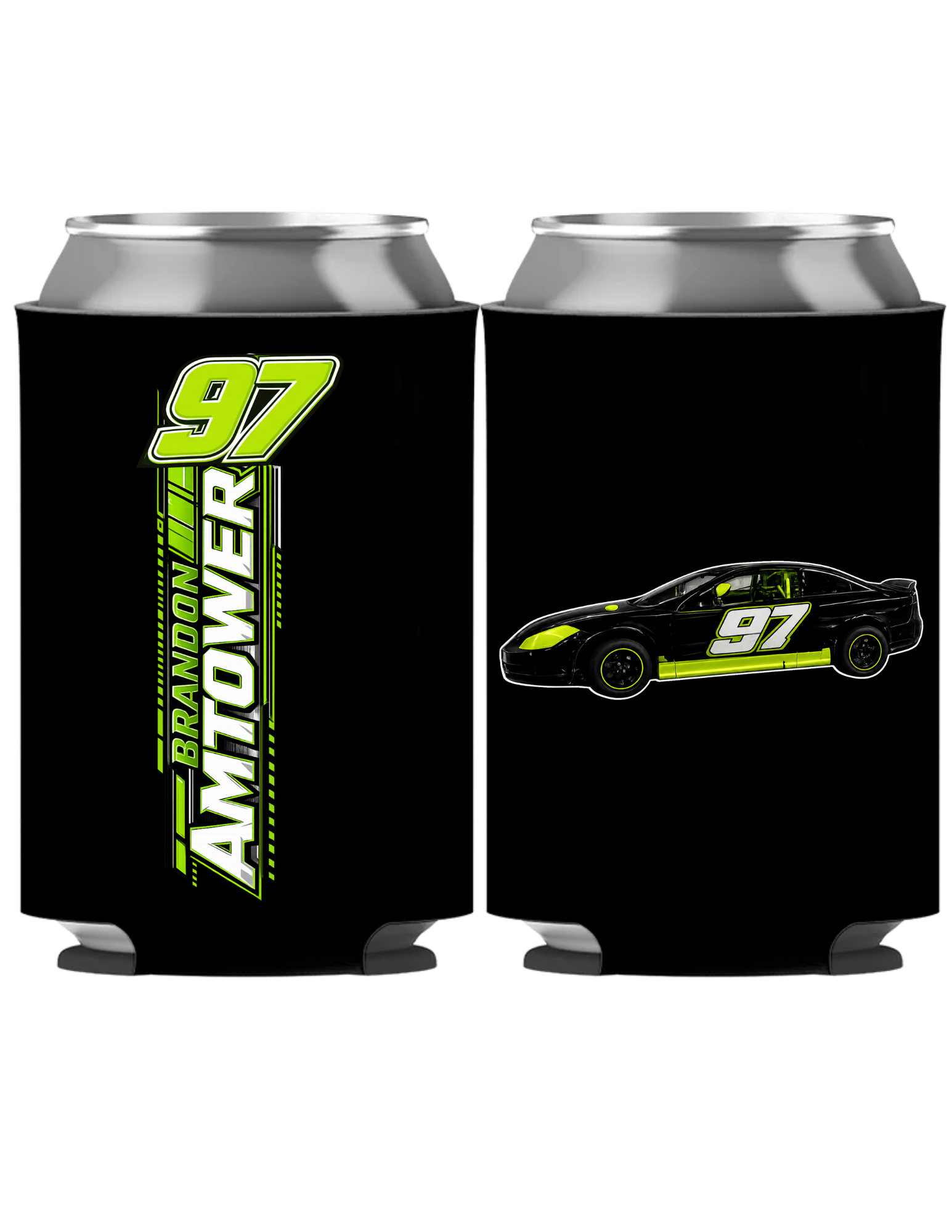 Brandon Amtower Racing Koozie – #97 🏁💚