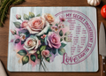 My Secret Ingredient Is Always Love Tempered Glass Cutting Board