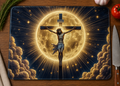 Faith & Cross Glass Cutting Board