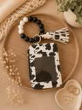Beaded Keychain Wallet Wristlet