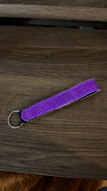 Printed Polyester Fabric Wristlet Keychain