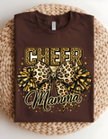 Leopard Cheer Mamma Graphic Tee