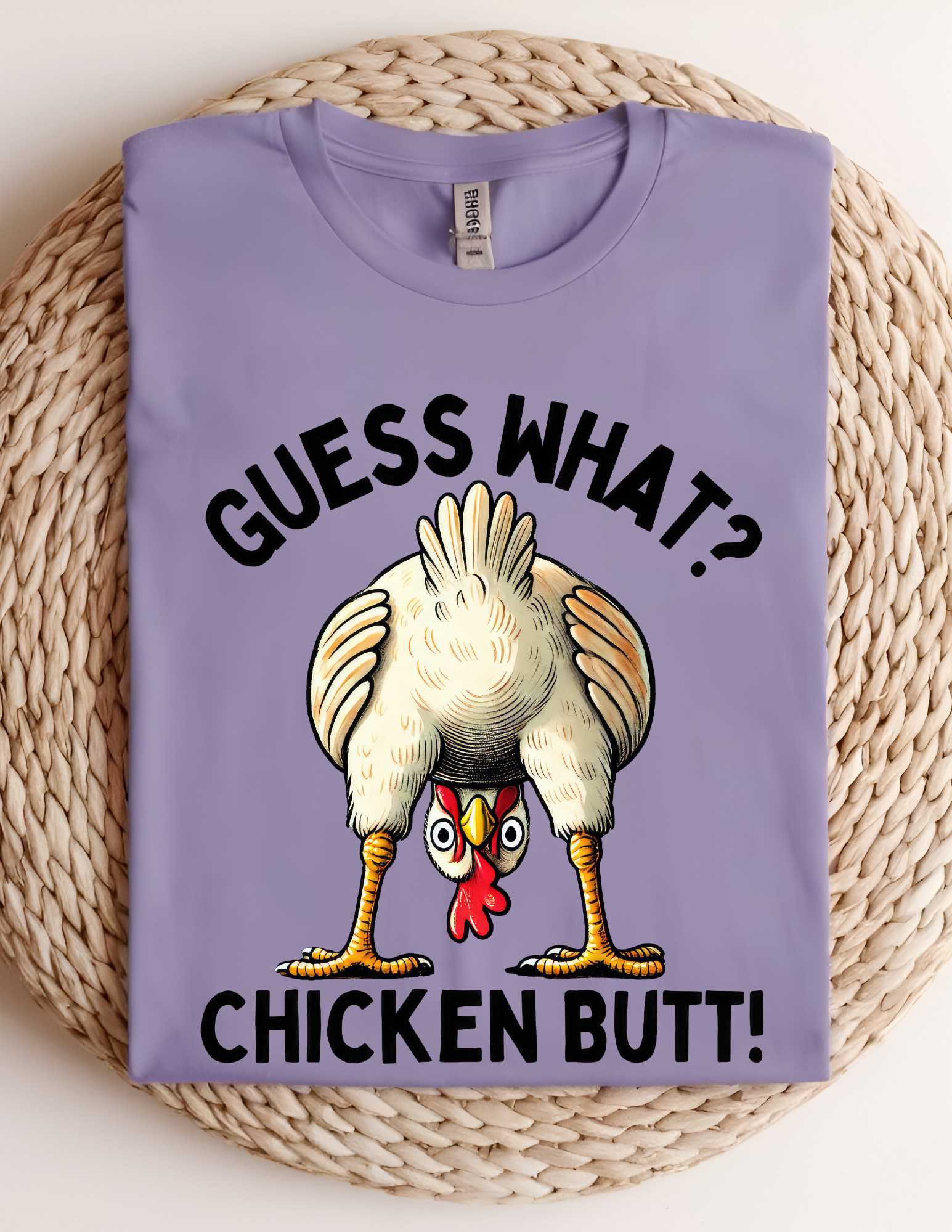 “Guess What? Chicken Butt!” Funny Graphic Tee 🐔🤣