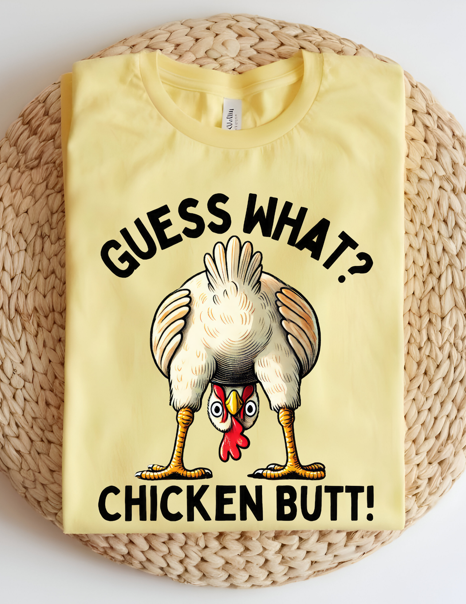 “Guess What? Chicken Butt!” Funny Graphic Tee 🐔🤣