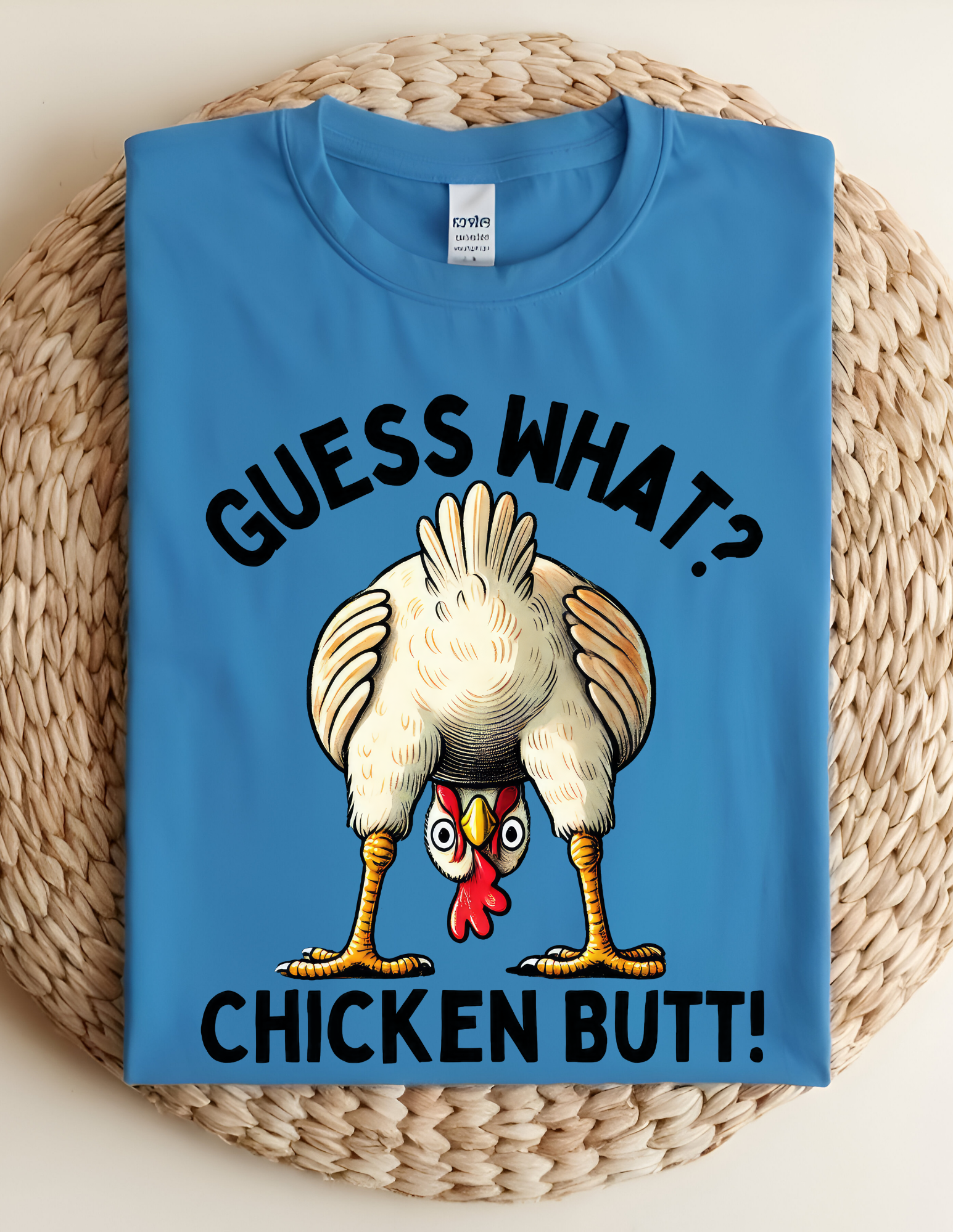 “Guess What? Chicken Butt!” Funny Graphic Tee 🐔🤣