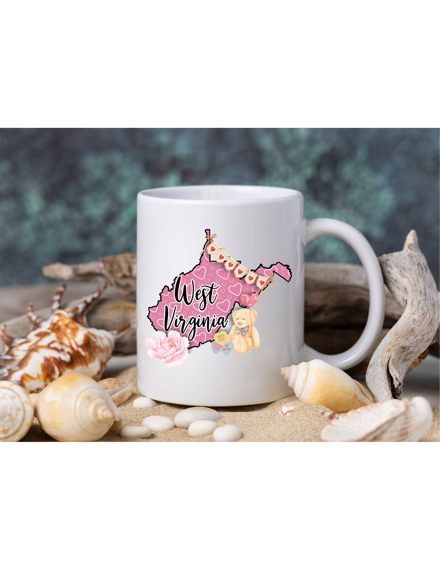 Sweet West Virginia Love 12oz Coffee Mug