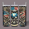 American Warrior Eagle 20oz Stainless Steel Tumbler