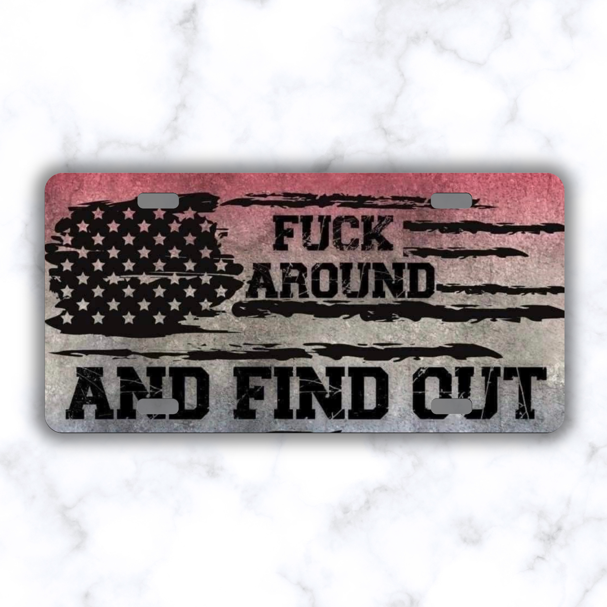 FAFO Patriotic License Plate