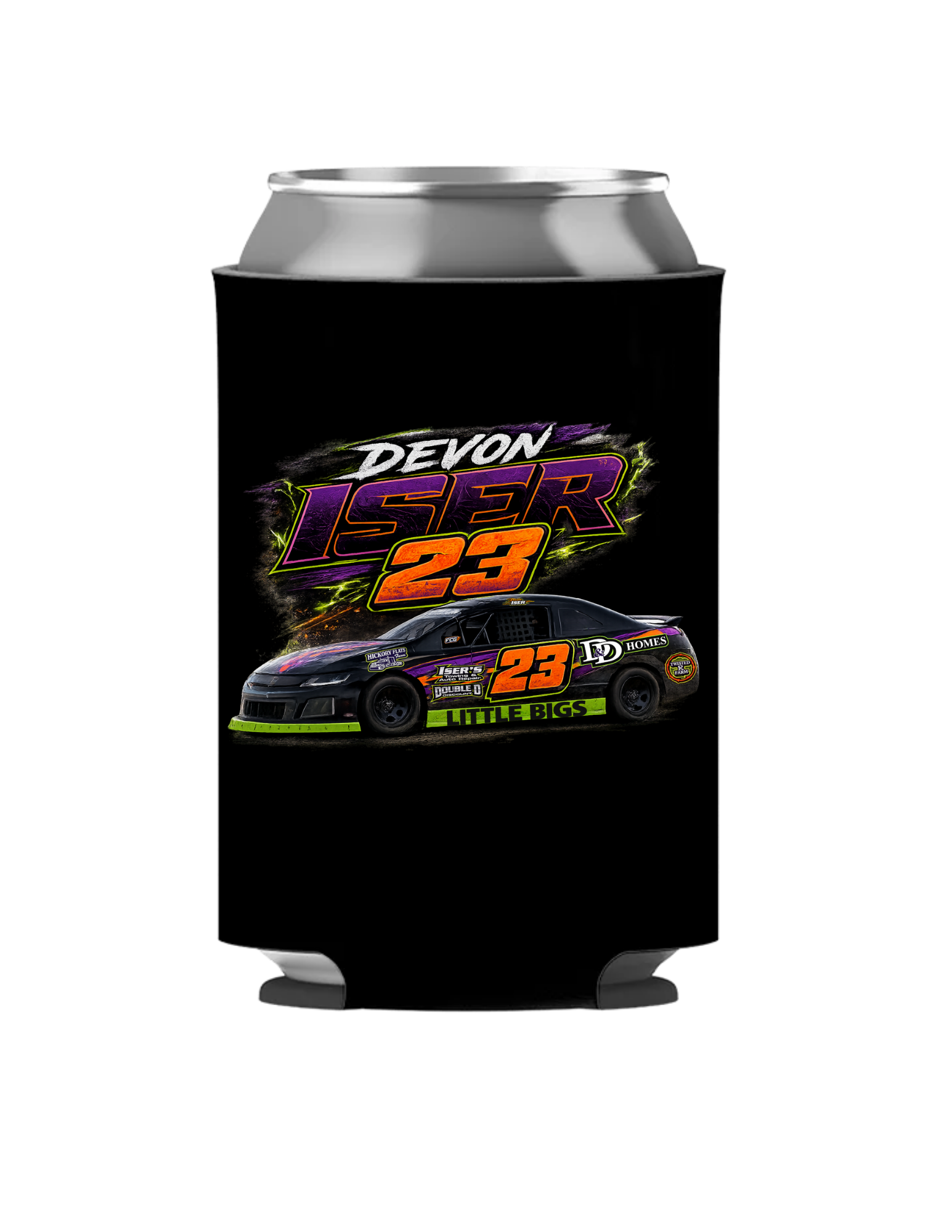 Double D Motorsports Racing Koozie
