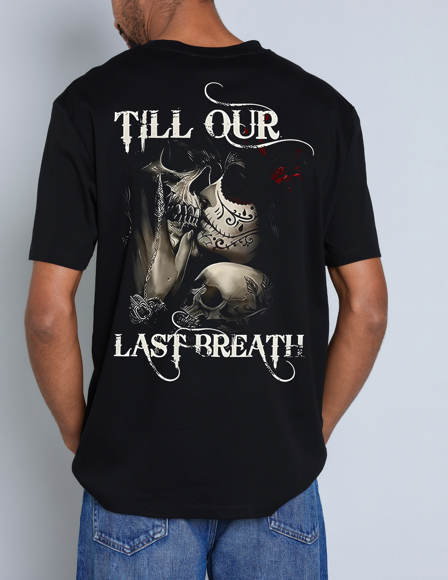“From Our First Kiss… Till Our Last Breath” Couples Tees 💀❤️