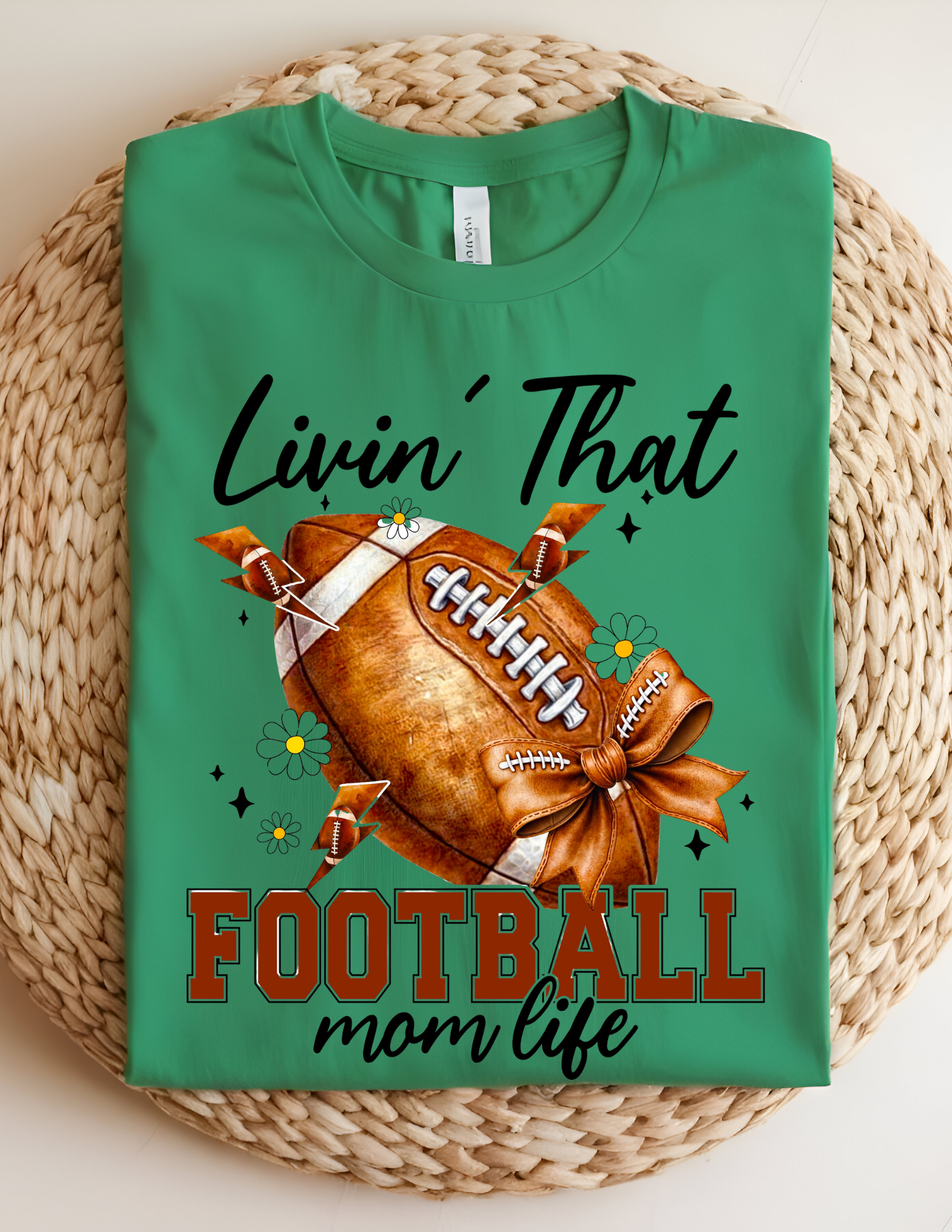 Livin’ That Football Mom Life Tee 🏈✨