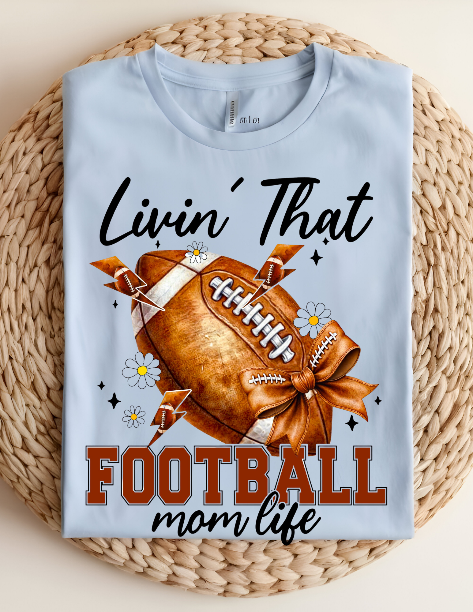 Livin’ That Football Mom Life Tee 🏈✨