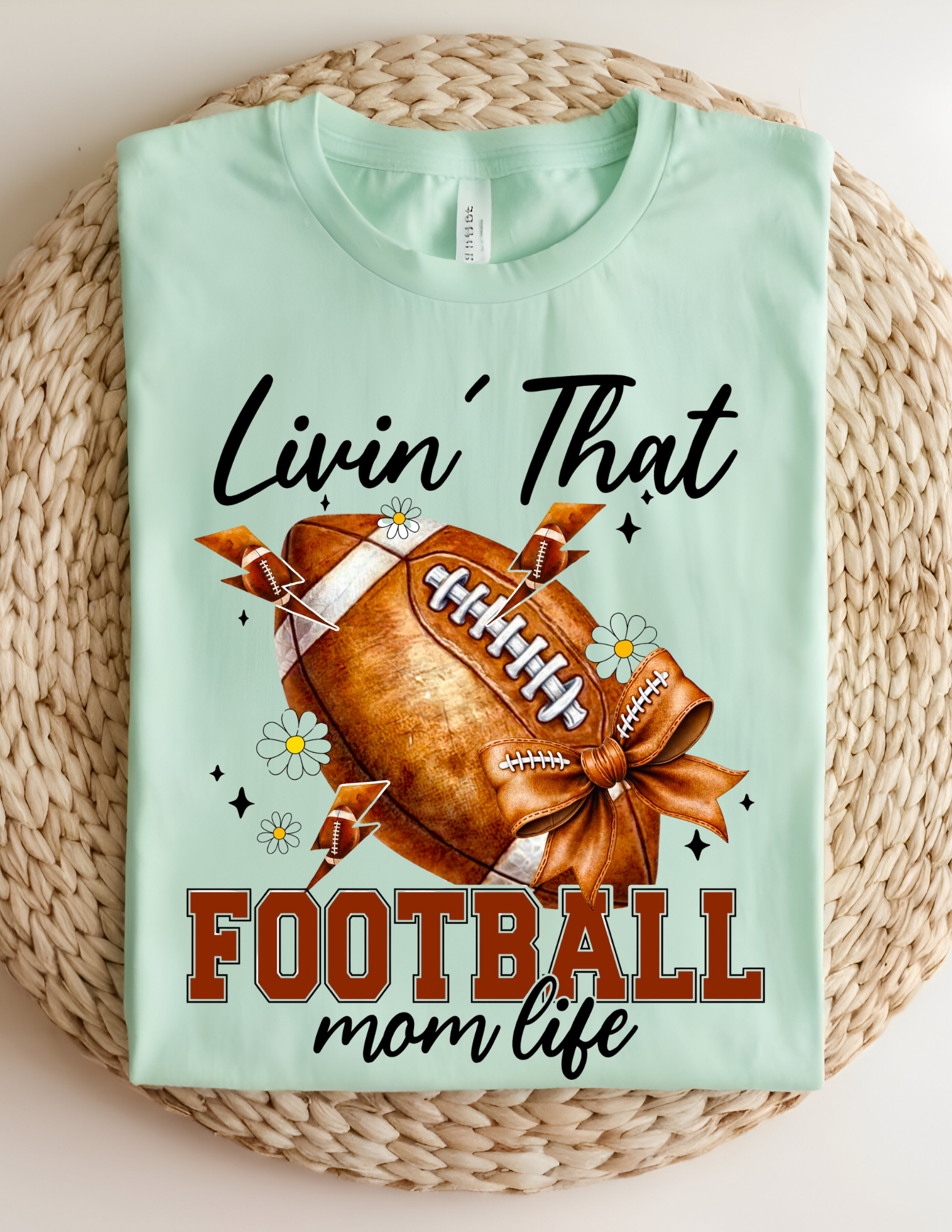 Livin’ That Football Mom Life Tee 🏈✨