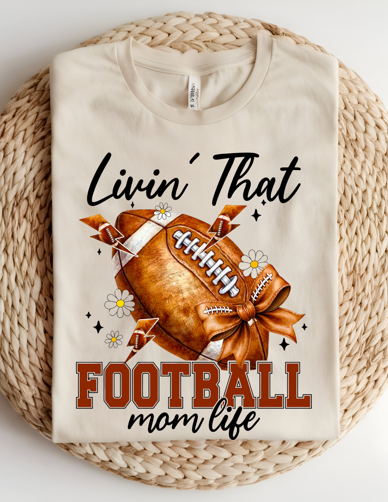 Livin’ That Football Mom Life Tee 🏈✨
