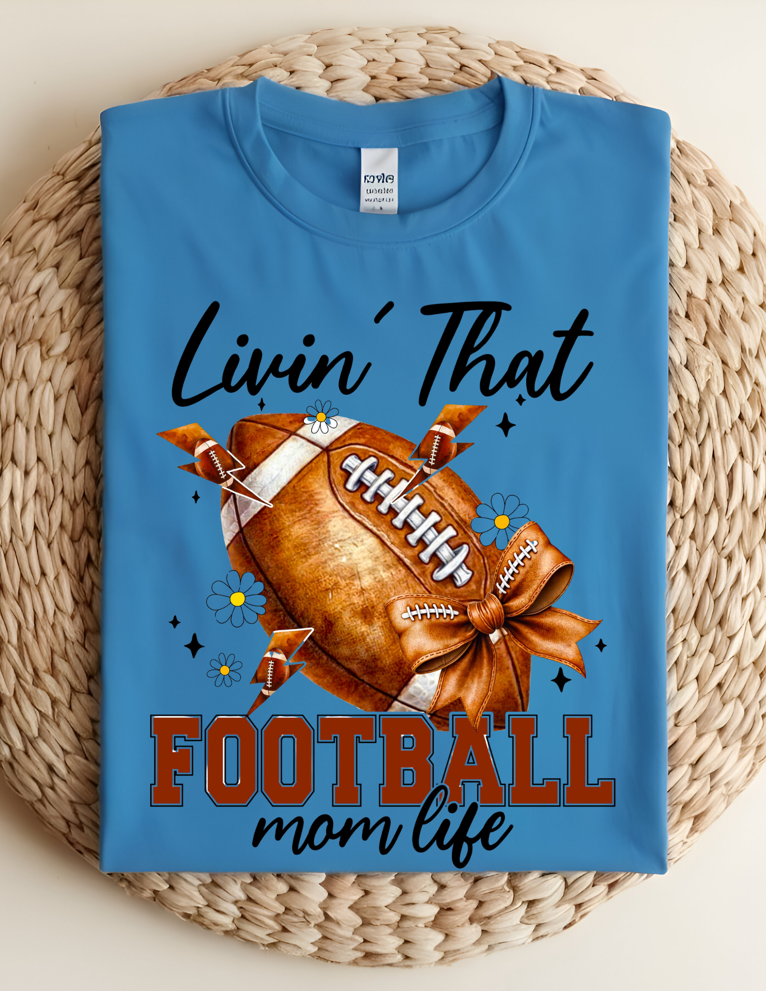 Livin’ That Football Mom Life Tee 🏈✨