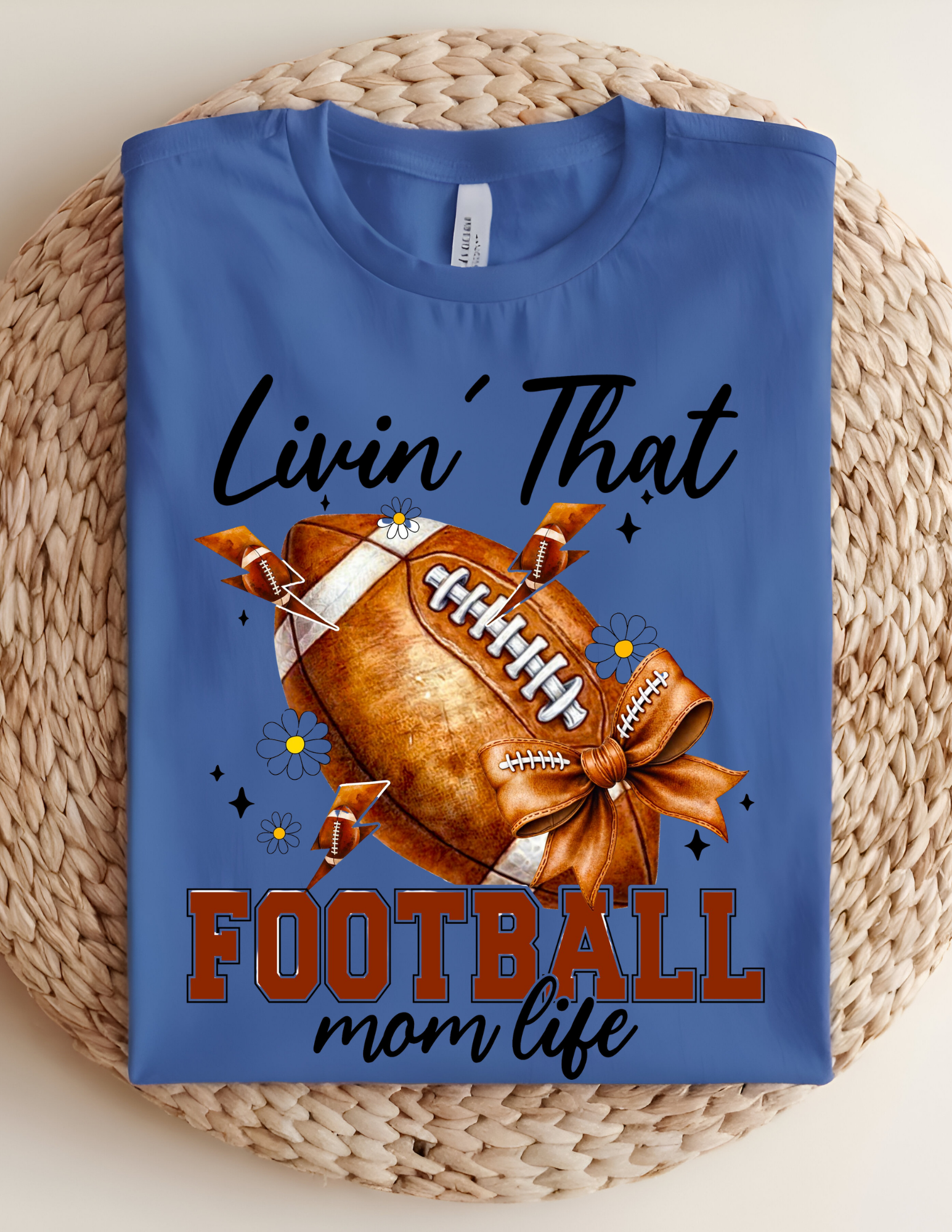 Livin’ That Football Mom Life Tee 🏈✨