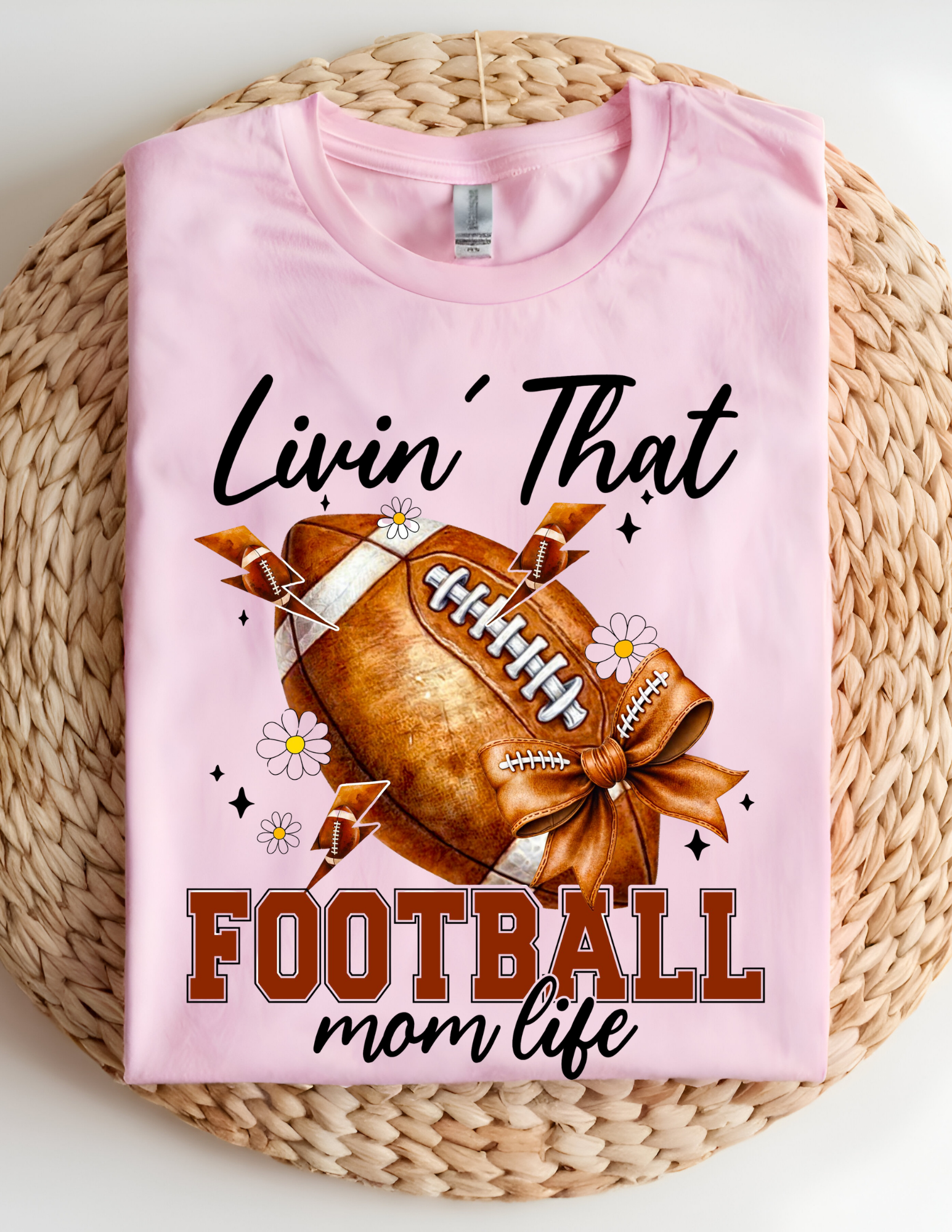 Livin’ That Football Mom Life Tee 🏈✨