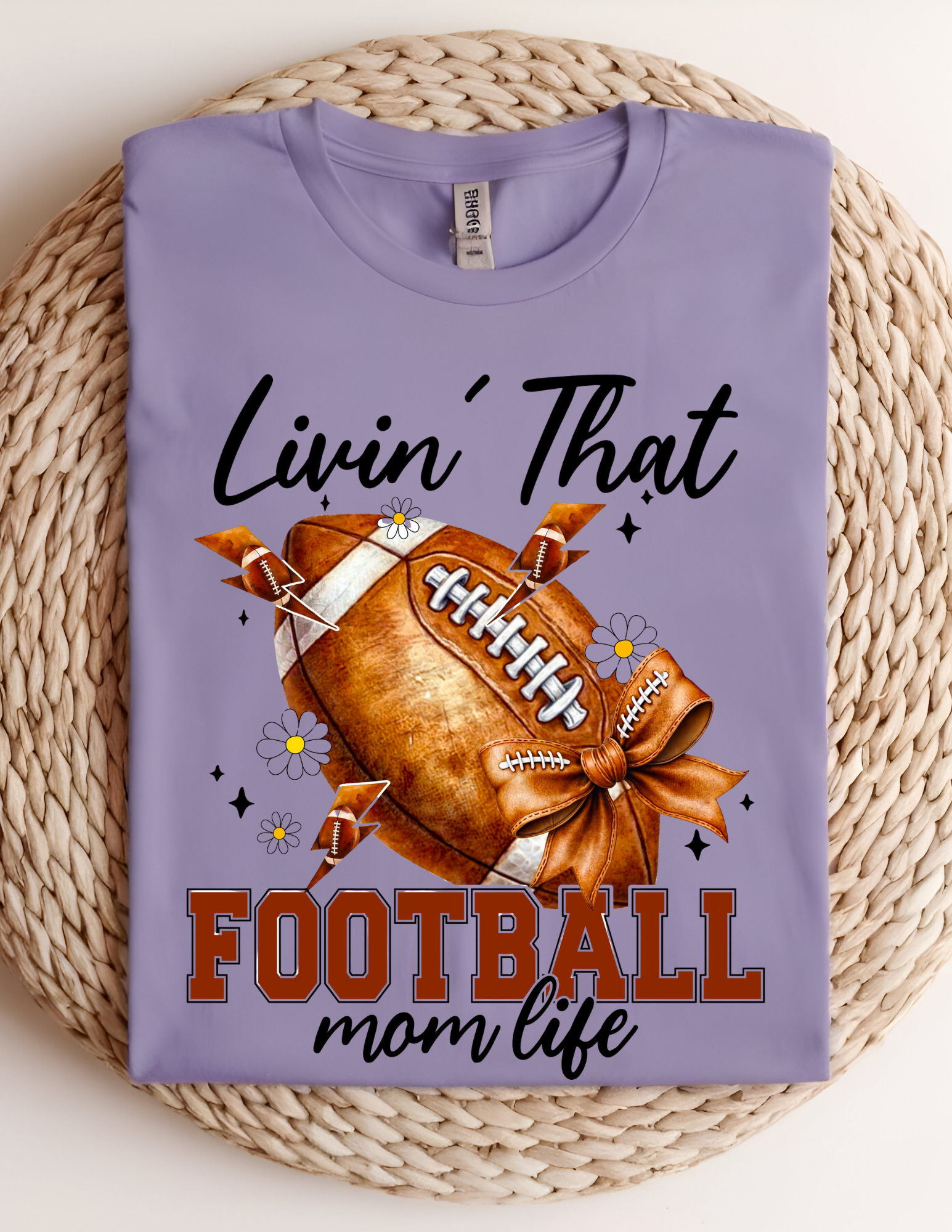 Livin’ That Football Mom Life Tee 🏈✨