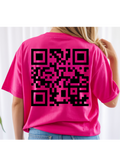 Funny QR Code Tee – Scan at Your Own Risk