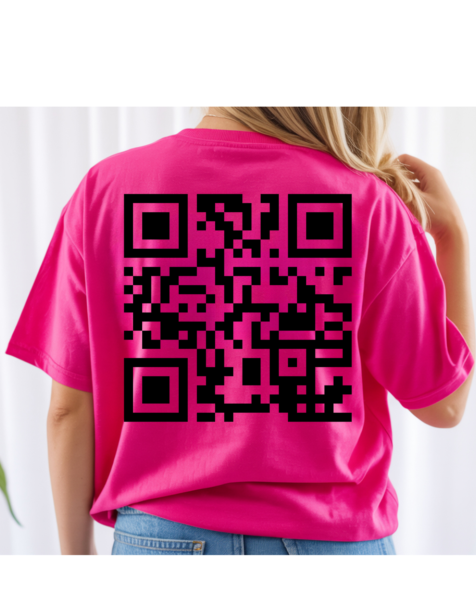 Funny QR Code Tee – Scan at Your Own Risk