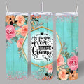 “My Favorite People Call Me Grammy” Floral Tumbler 💐💖