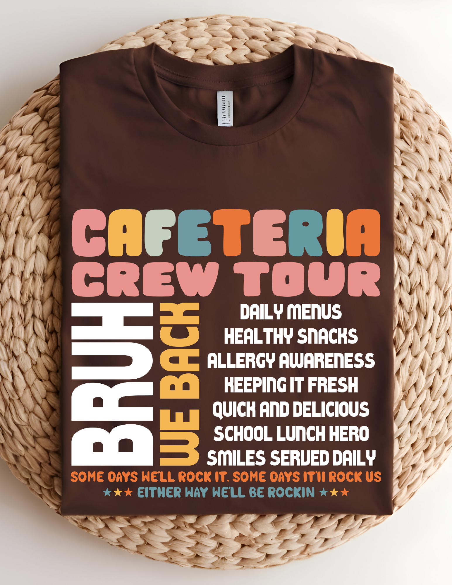 Cafeteria Crew Tour Tee 🍽️🎤