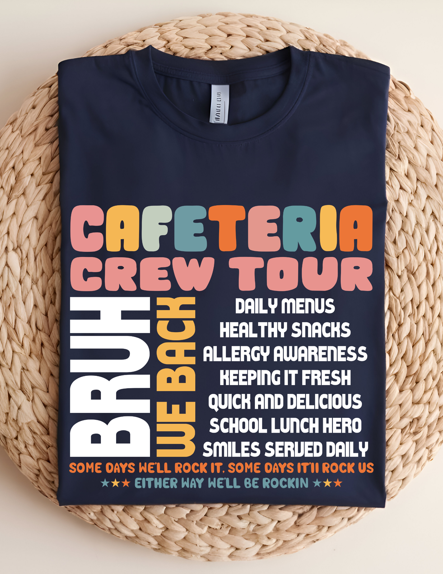 Cafeteria Crew Tour Tee 🍽️🎤