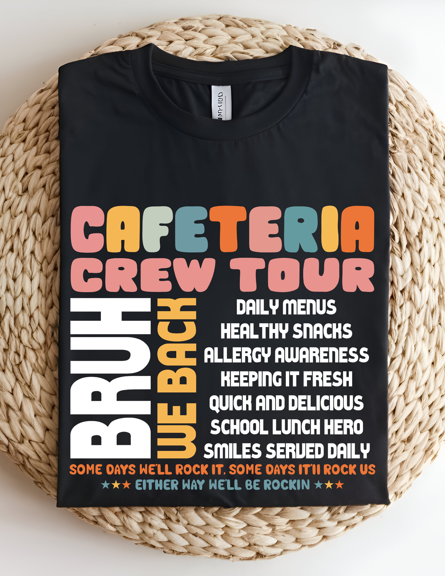 Cafeteria Crew Tour Tee 🍽️🎤