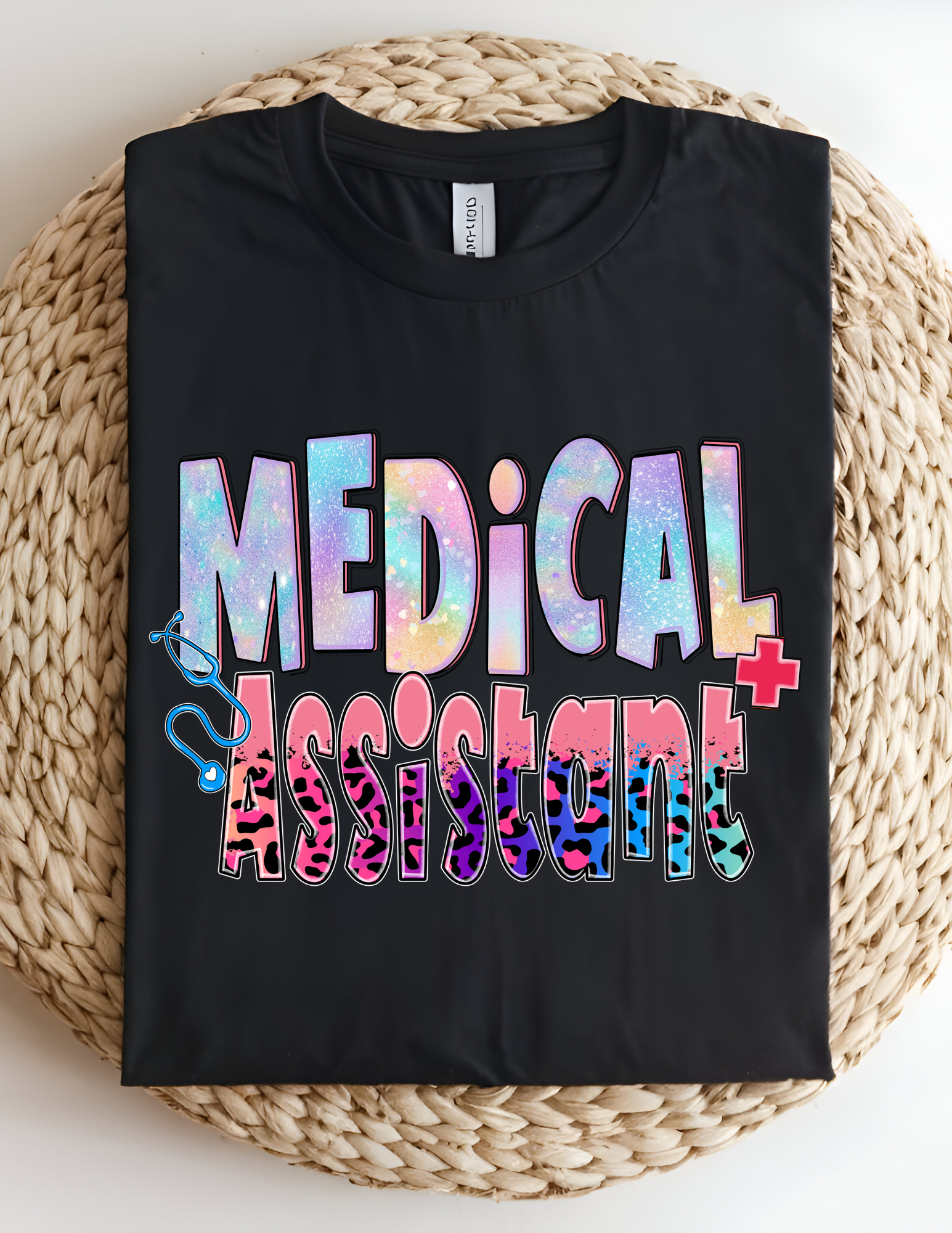Medical Assistant Leopard Print Tee